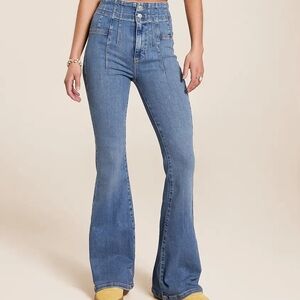 We The Free Blue Flare Jeans